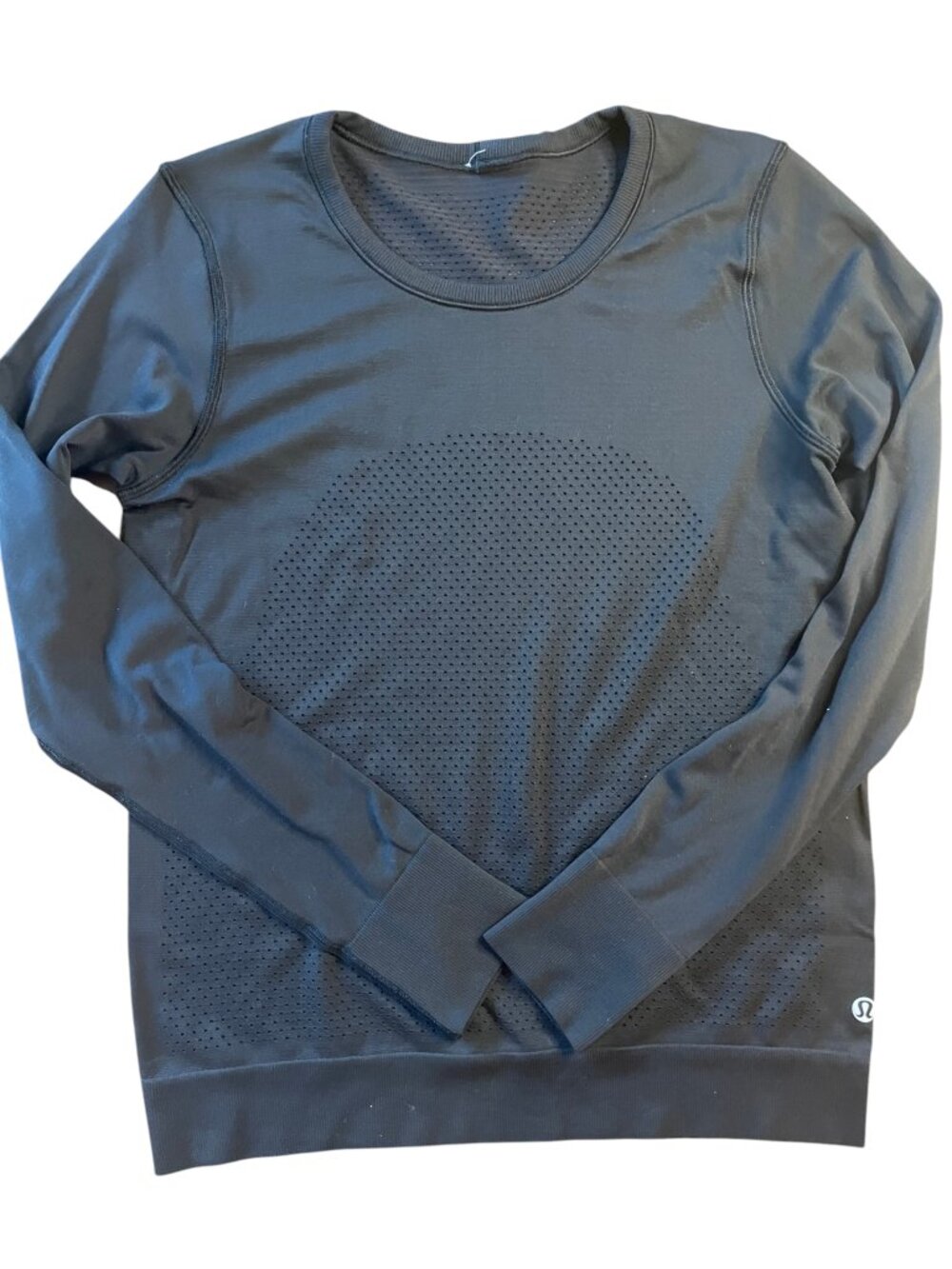 Lululemon Long Sleeve Top Black Size 2/4 (tight fit)